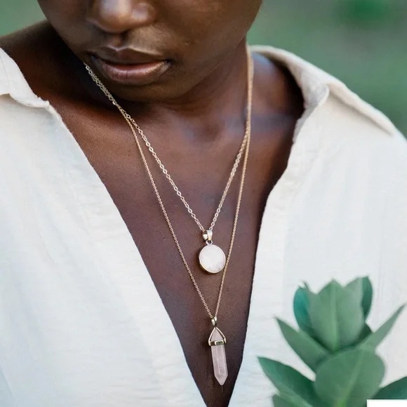 NWT Sanctuary Project Rose Serenity Necklace - Picture 1 of 5